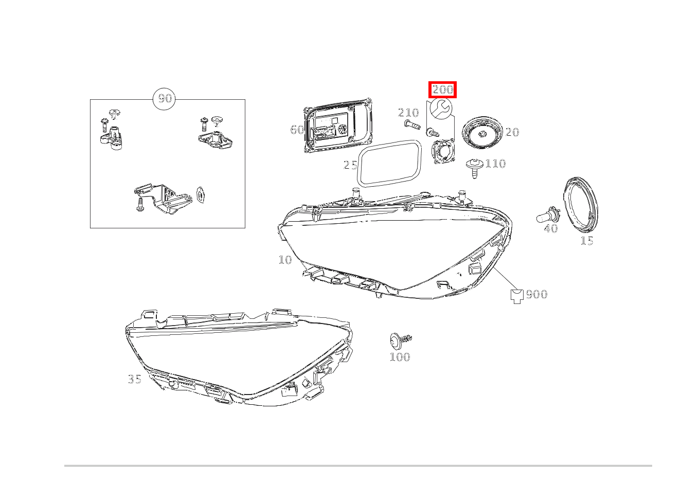 REP.SATZ LUEFTER Scheinwerfer CLA 250 e Shooting Brake 118 REP.SATZ LUEFTER Scheinwerfer CLA 250 e Shooting Brake 118