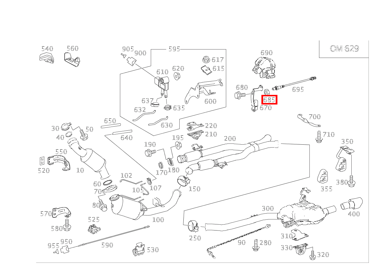 Mutter AN HALTER; M8 GL420CDI 4M 164 Mutter AN HALTER; M8 GL420CDI 4M 164