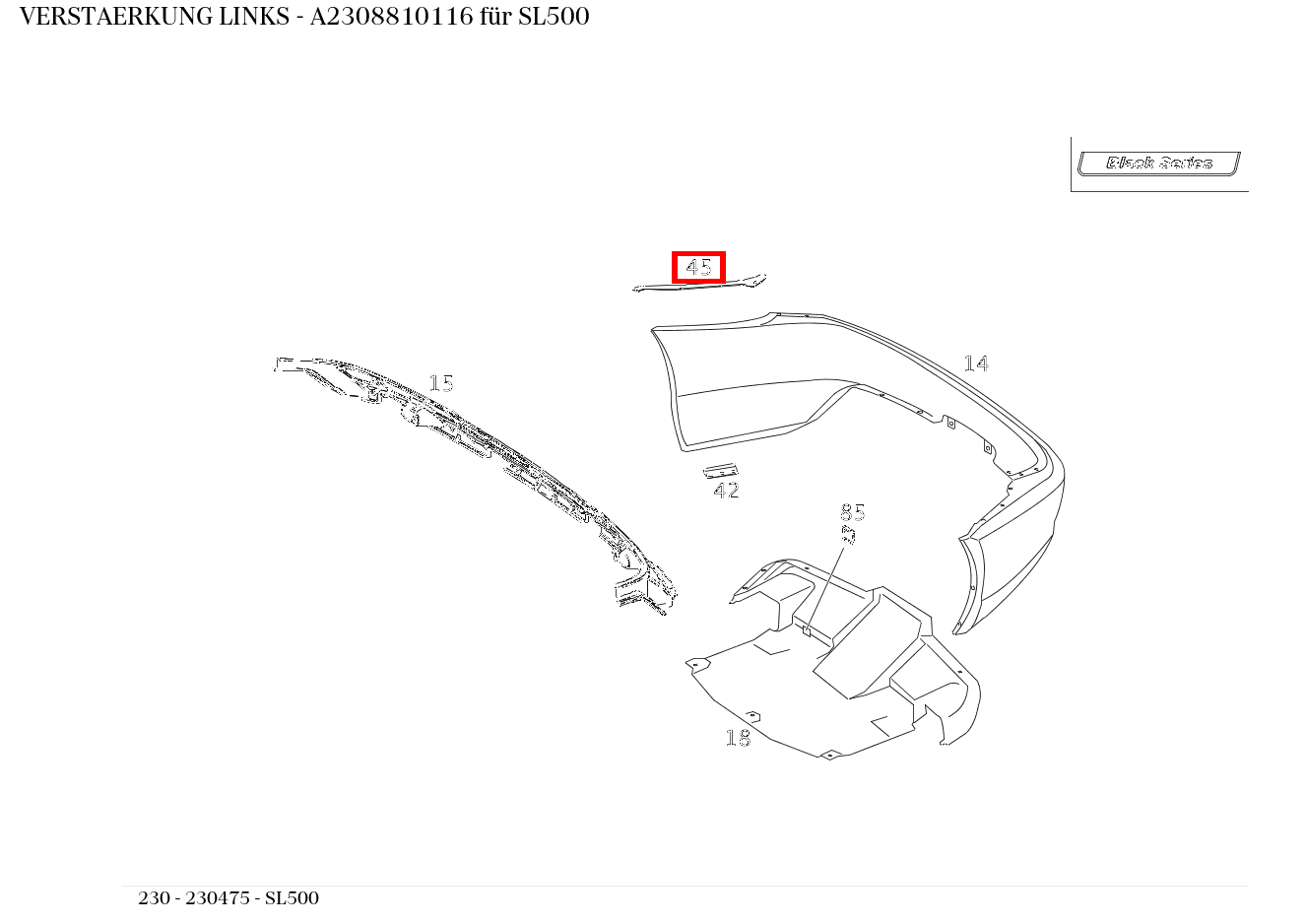 Verstärkung LINKS SL500 230