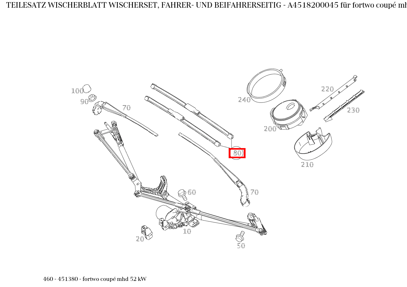 SCHEIBENWASCHANLAGE, NOTGERAETE