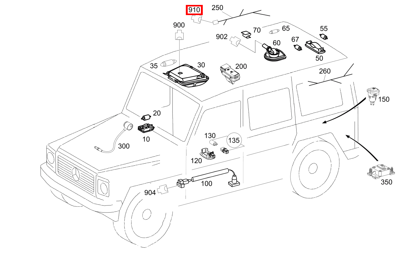 KABELSTECKER LEITUNGSSATZ 8PIN; 8 PIN MQS G 500 Off-Roader lang BCA 463 KABELSTECKER LEITUNGSSATZ 8PIN; 8 PIN MQS G 500 Off-Roader lang BCA 463