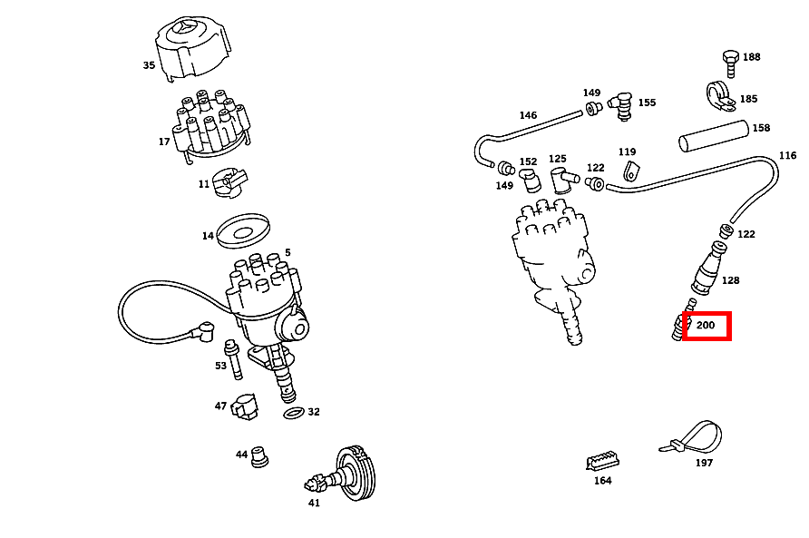 Zündkerze 14-8 DPU BERU 420 SEC COUPE mit Automatic 126