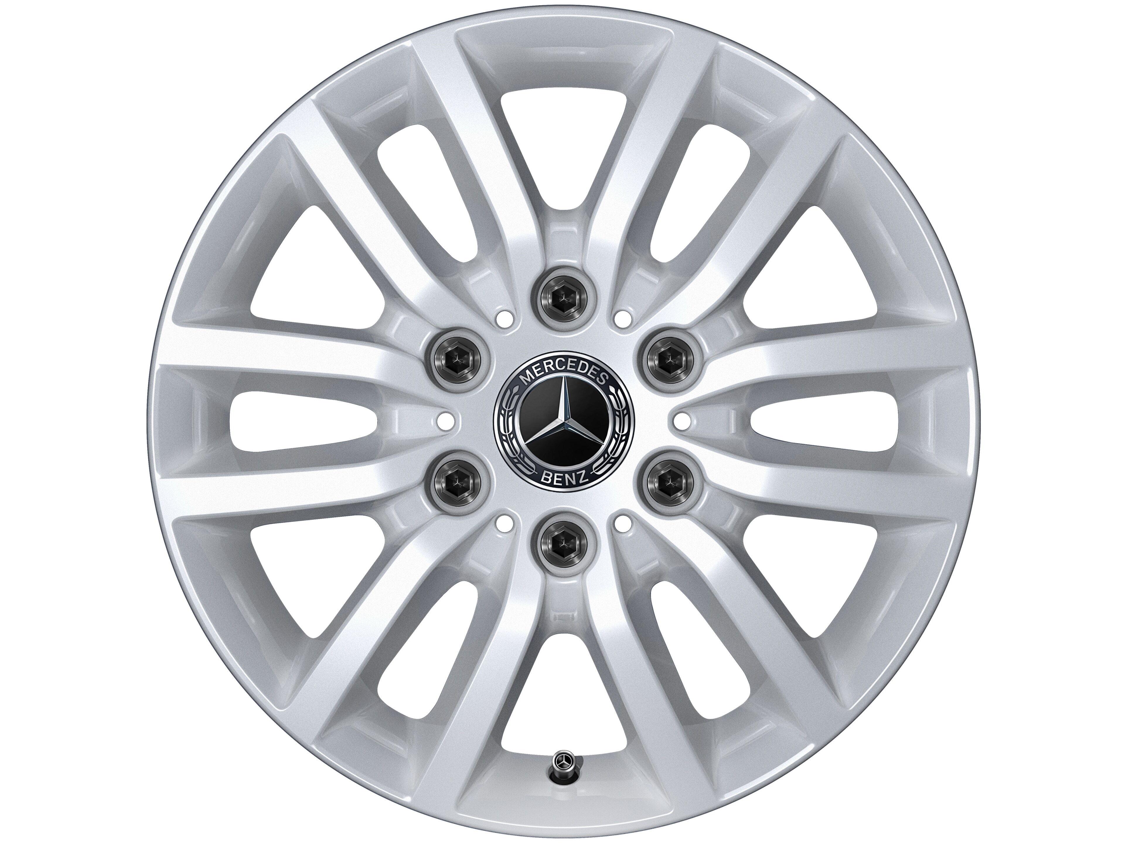 Mercedes-Benz - 6-Doppelspeichen-Rad, 40,6 cm (16 Zoll) 6-Doppelspeichen-Rad, 40,6 cm (16 Zoll)