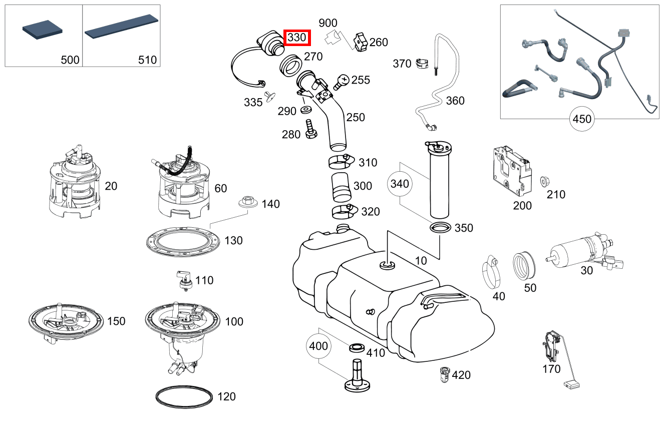 Einfüllverschluss KRAFTSTOFFBEHAELTER Mercedes-AMG G 63 463 Einfüllverschluss KRAFTSTOFFBEHAELTER Mercedes-AMG G 63 463