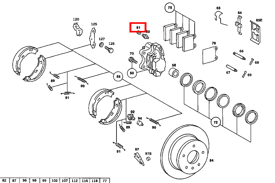 Schutzkappe 450 SEL 6.9 116 Schutzkappe 450 SEL 6.9 116