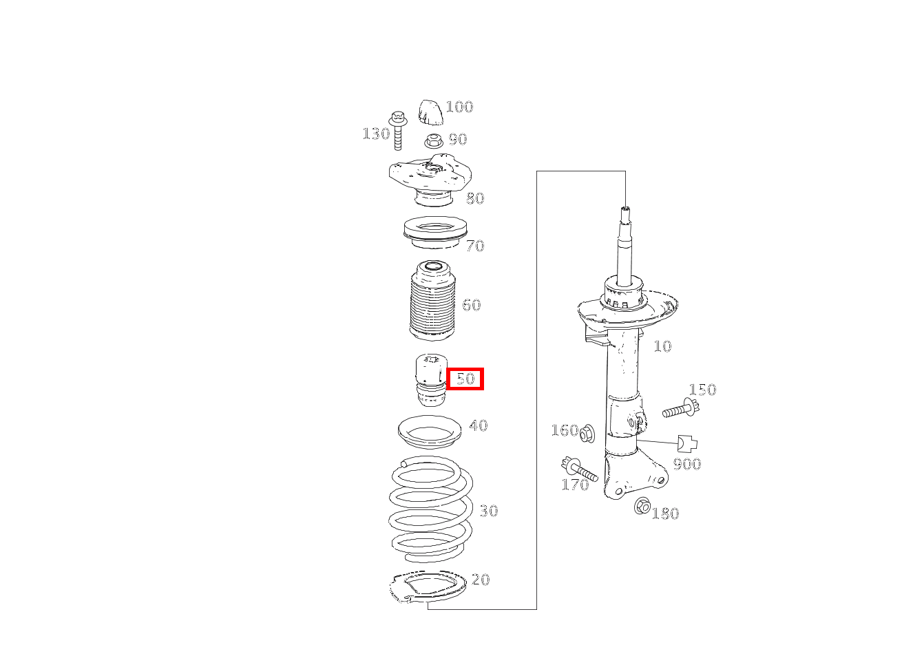 Anschlagpuffer C 180 KOMPRESSOR T-Modell BlueEFFICIENCY 240 Anschlagpuffer C 180 KOMPRESSOR T-Modell BlueEFFICIENCY 240