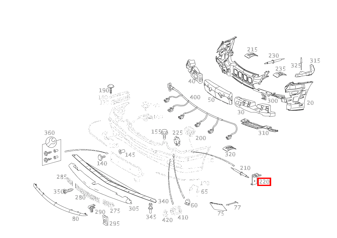 Klammer BEFESTIGUNG INNENTEIL CLK 63 AMG Cabriolet 209 Klammer BEFESTIGUNG INNENTEIL CLK 63 AMG Cabriolet 209