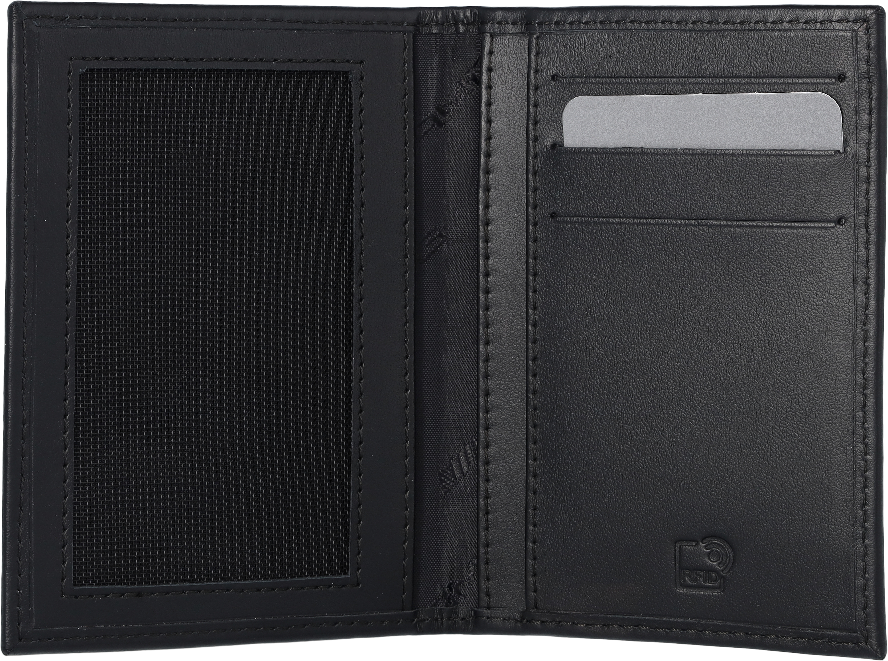 Mercedes-Benz - AMG Fahrzeugscheinmäppchen schwarz, Rindleder