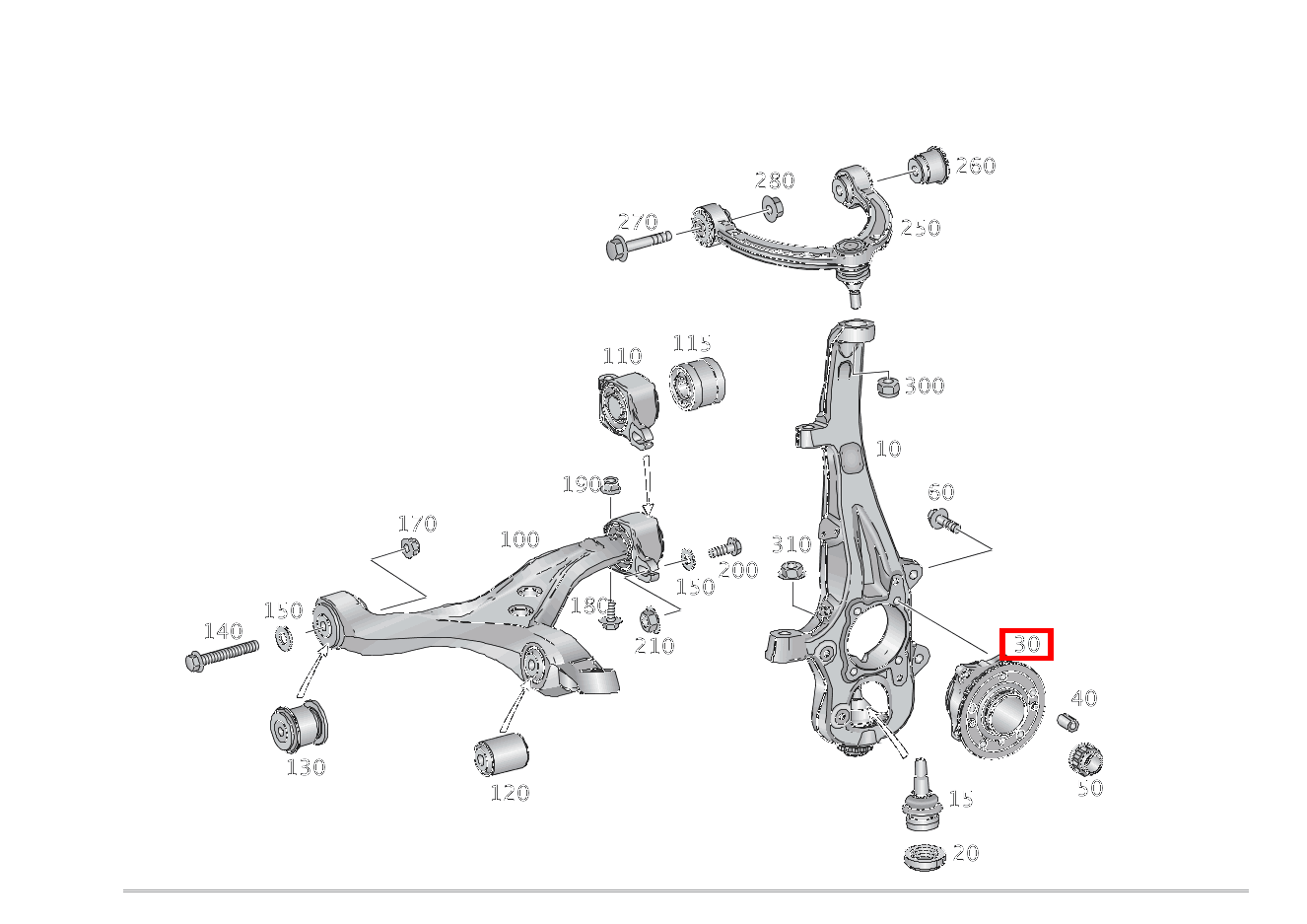 Radlager RECHTS GLE 350 4MATIC 166 Radlager RECHTS GLE 350 4MATIC 166