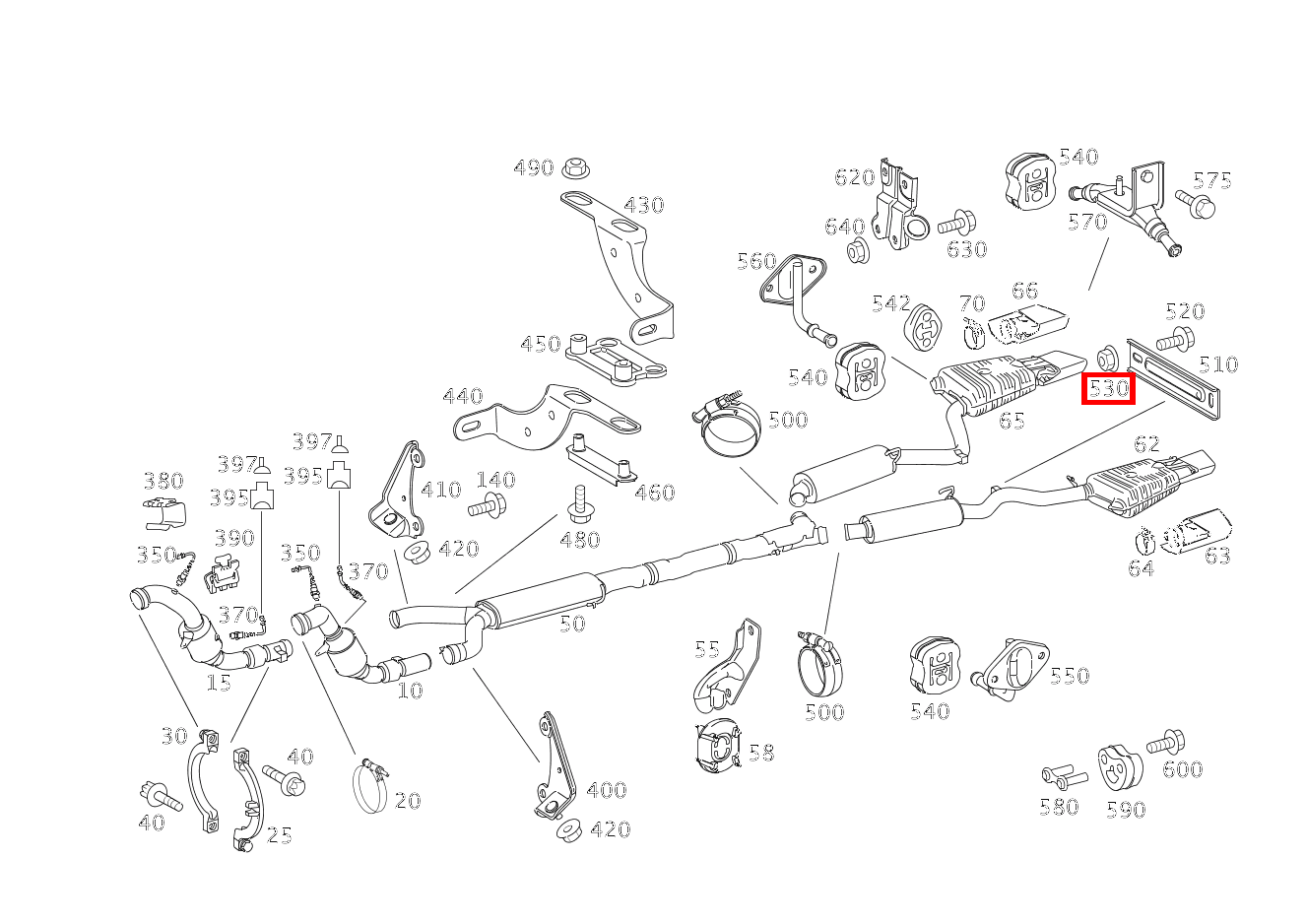 Sechskantmutter BEFESTIGUNG AUSPUFFROHR UNTER HINTERACHSE; M8 Maybach 62 S (langer Radstand) 240 Sechskantmutter BEFESTIGUNG AUSPUFFROHR UNTER HINTERACHSE; M8 Maybach 62 S (langer Radstand) 240