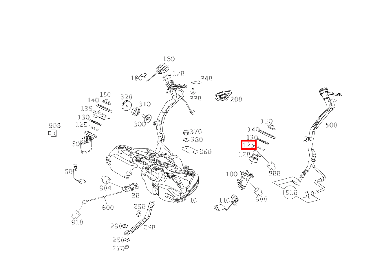 Ring FILTERGEHAEUSE E350CGI BE 207 Ring FILTERGEHAEUSE E350CGI BE 207