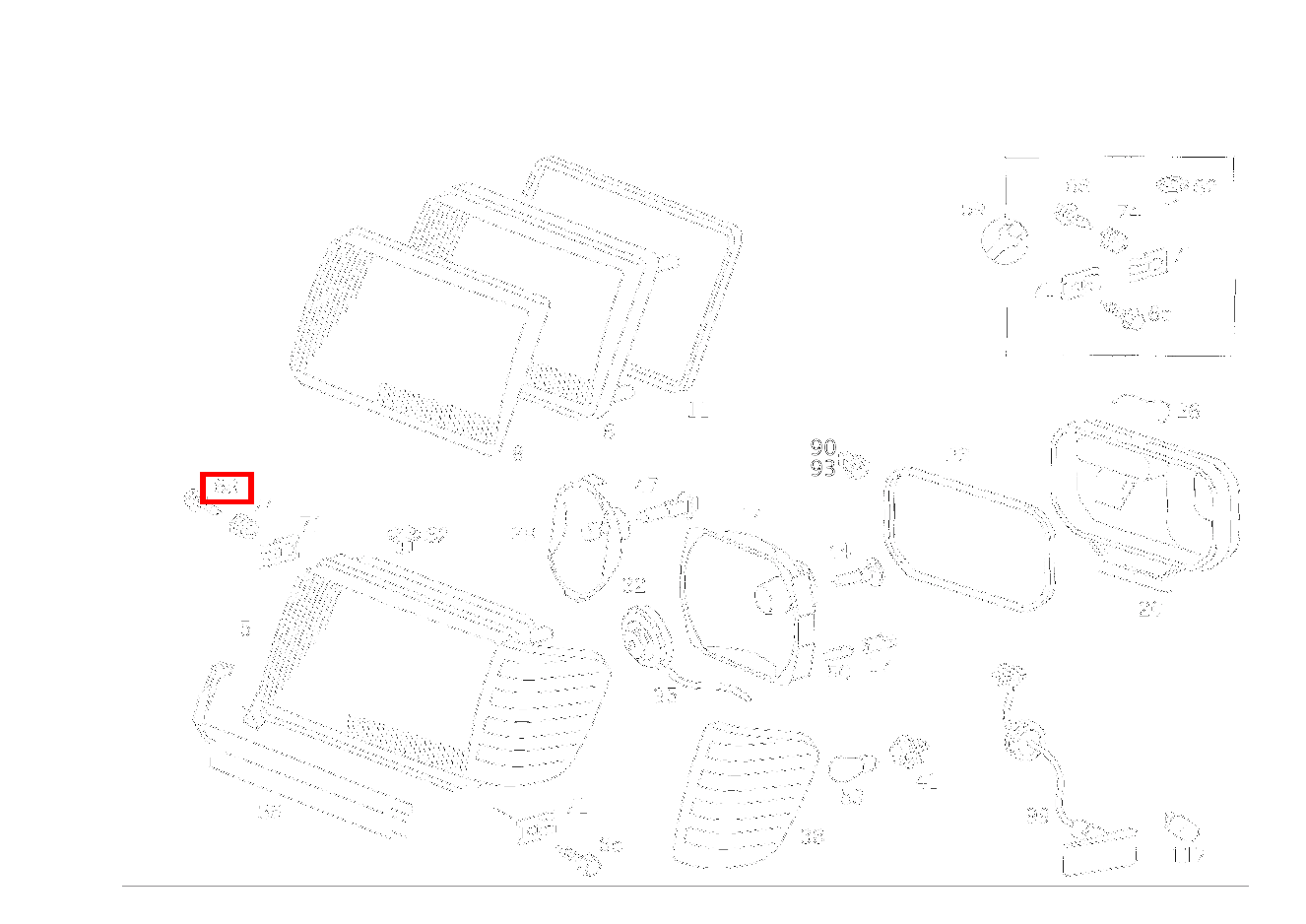 Blechschraube LEUCHTEINHEIT AN VERSTEIFUNG SEITLICH 4.8X25; ST4.8X25-R-B 300TDT/E300DTDT 4M 124