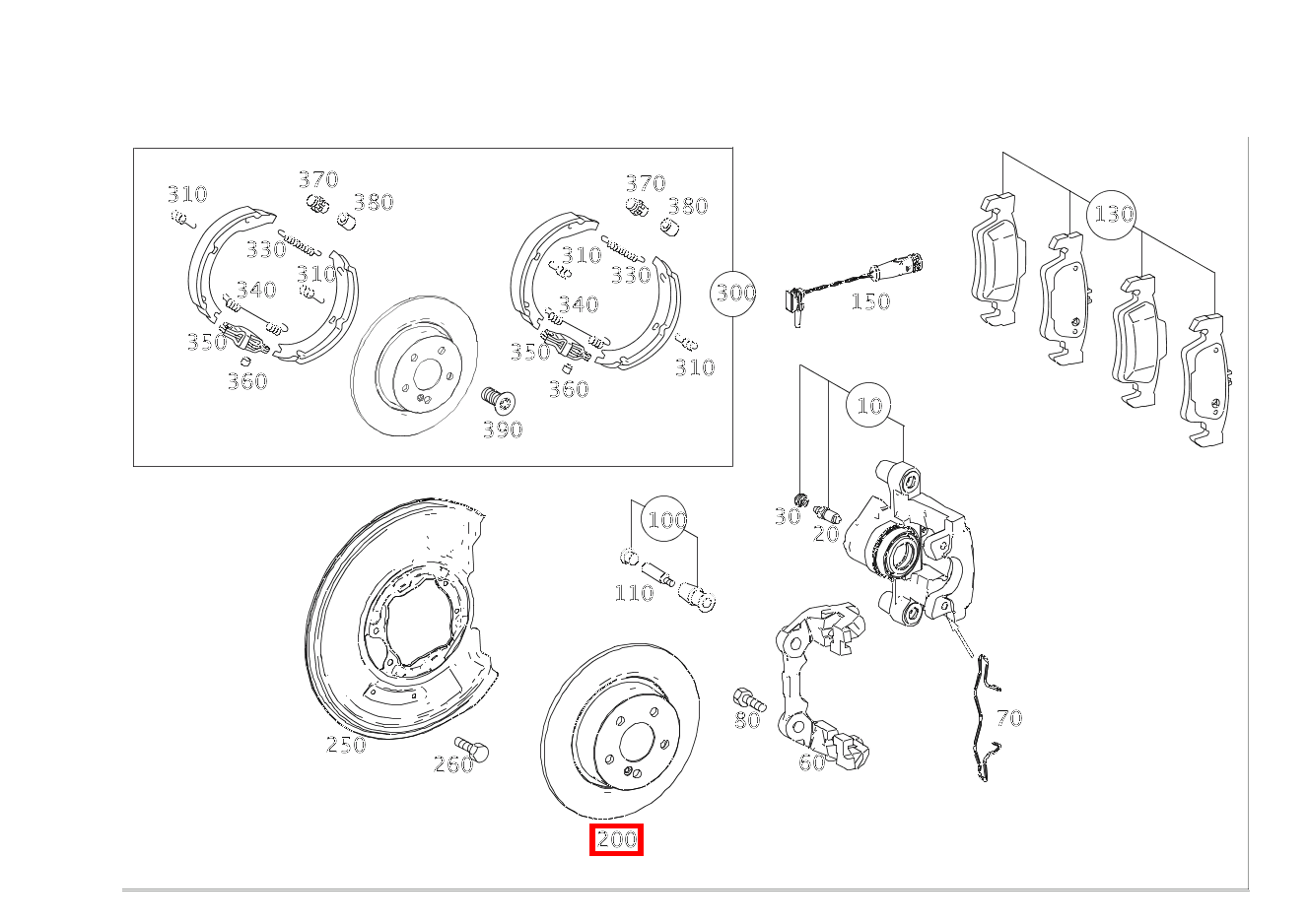 Bremsscheibe belüftet Hinten rechts CLS350BT 218 Bremsscheibe belüftet Hinten rechts CLS350BT 218