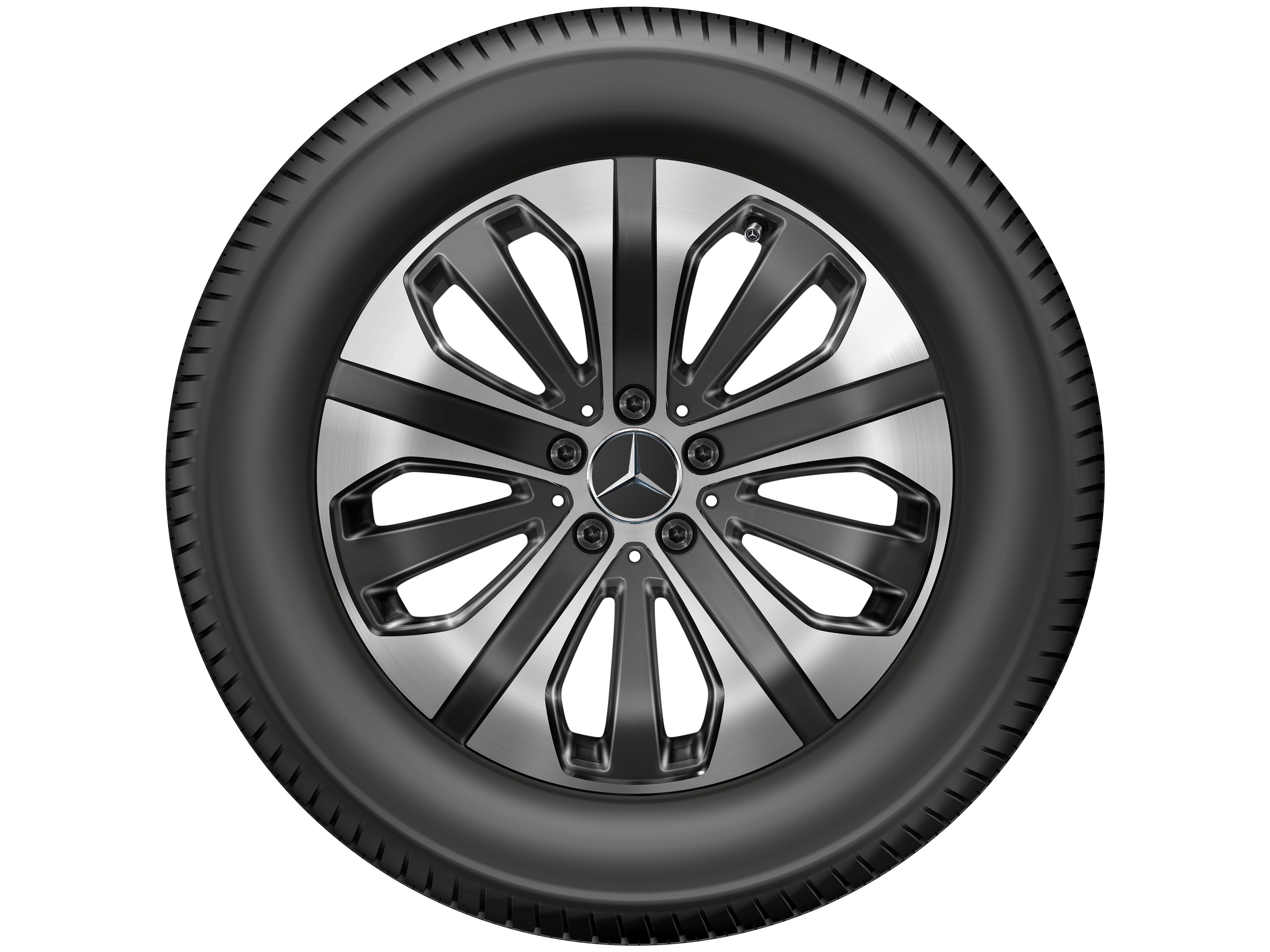 10-Loch-Rad, Aero, 45,7 cm (18 Zoll), glanzge