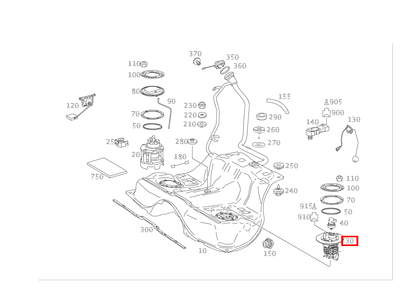 KRAFTSTOFF-FILTEREINHEIT Kraftstoffbehälter CL 500 Coupé 4M BCA 216 KRAFTSTOFF-FILTEREINHEIT Kraftstoffbehälter CL 500 Coupé 4M BCA 216
