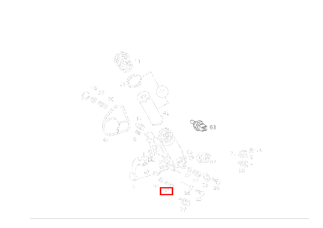 Sechsrundschraube OELFILTER AN ZYLINDERKURBELGEHAEUSE; M8X40 S 600 Coupé 140 Sechsrundschraube OELFILTER AN ZYLINDERKURBELGEHAEUSE; M8X40 S 600 Coupé 140