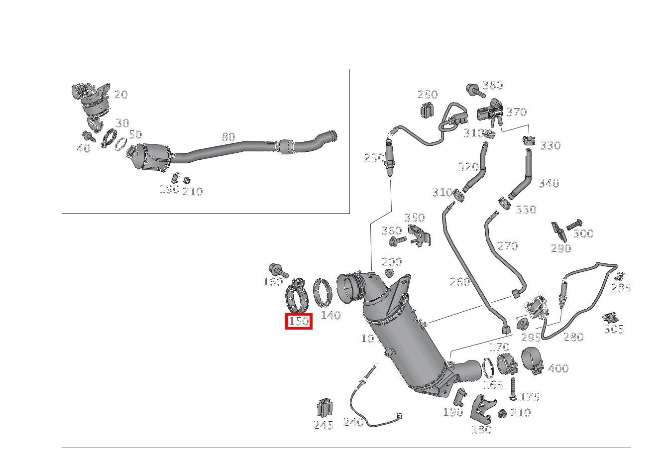 Rohrschelle Abgasanlage KATALYSATOR AN TURBOLADER SLK/SLC 250 B /D 172 Rohrschelle Abgasanlage KATALYSATOR AN TURBOLADER SLK/SLC 250 B /D 172
