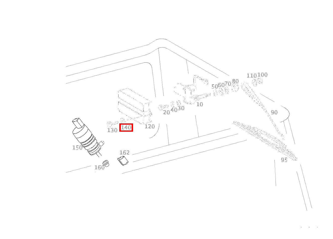 Scheibe ABDECKUNG AN RUECKWANDTUER G 300 CDI 461 Scheibe ABDECKUNG AN RUECKWANDTUER G 300 CDI 461