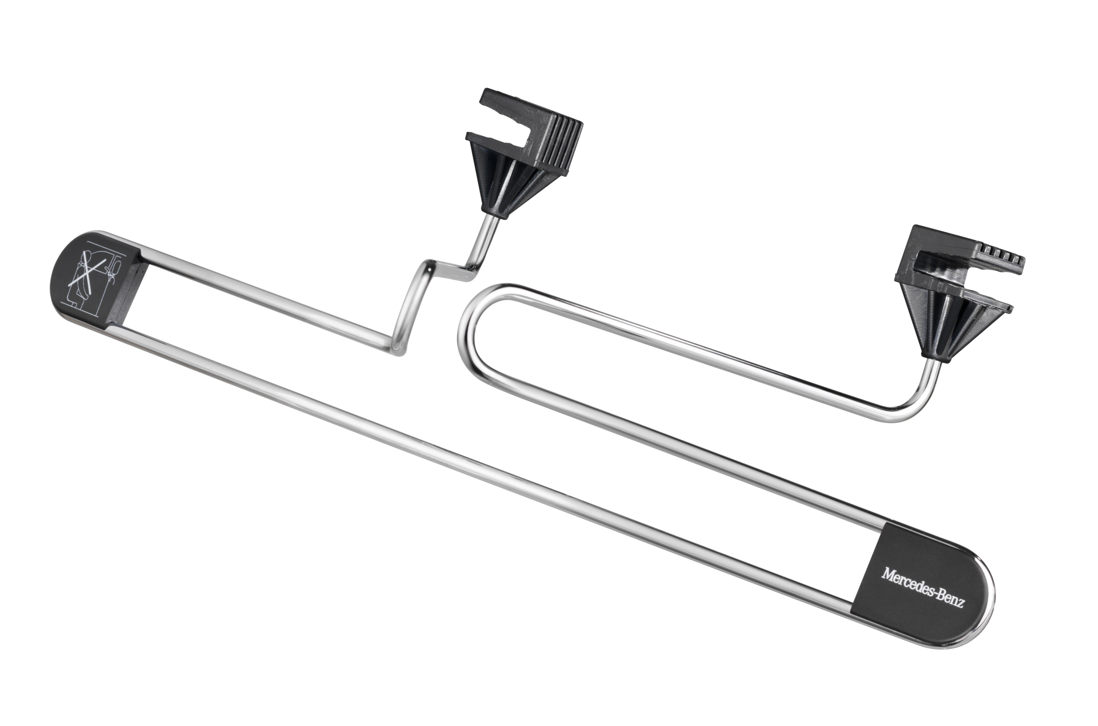 Kleiderbügel chrom/schwarz