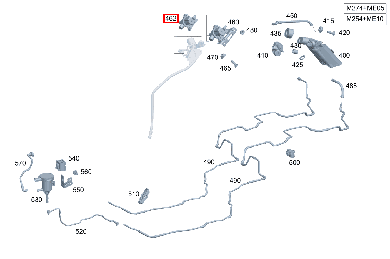 Absperrventil GLE 350 e 4MATIC Coupé 167 Absperrventil GLE 350 e 4MATIC Coupé 167