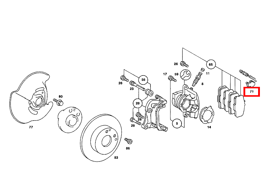 Belagverschleisssensor BREMSBELAGVERSCHLEISSANZEIGE 190 D 2.5 Turbo 201 Belagverschleisssensor BREMSBELAGVERSCHLEISSANZEIGE 190 D 2.5 Turbo 201