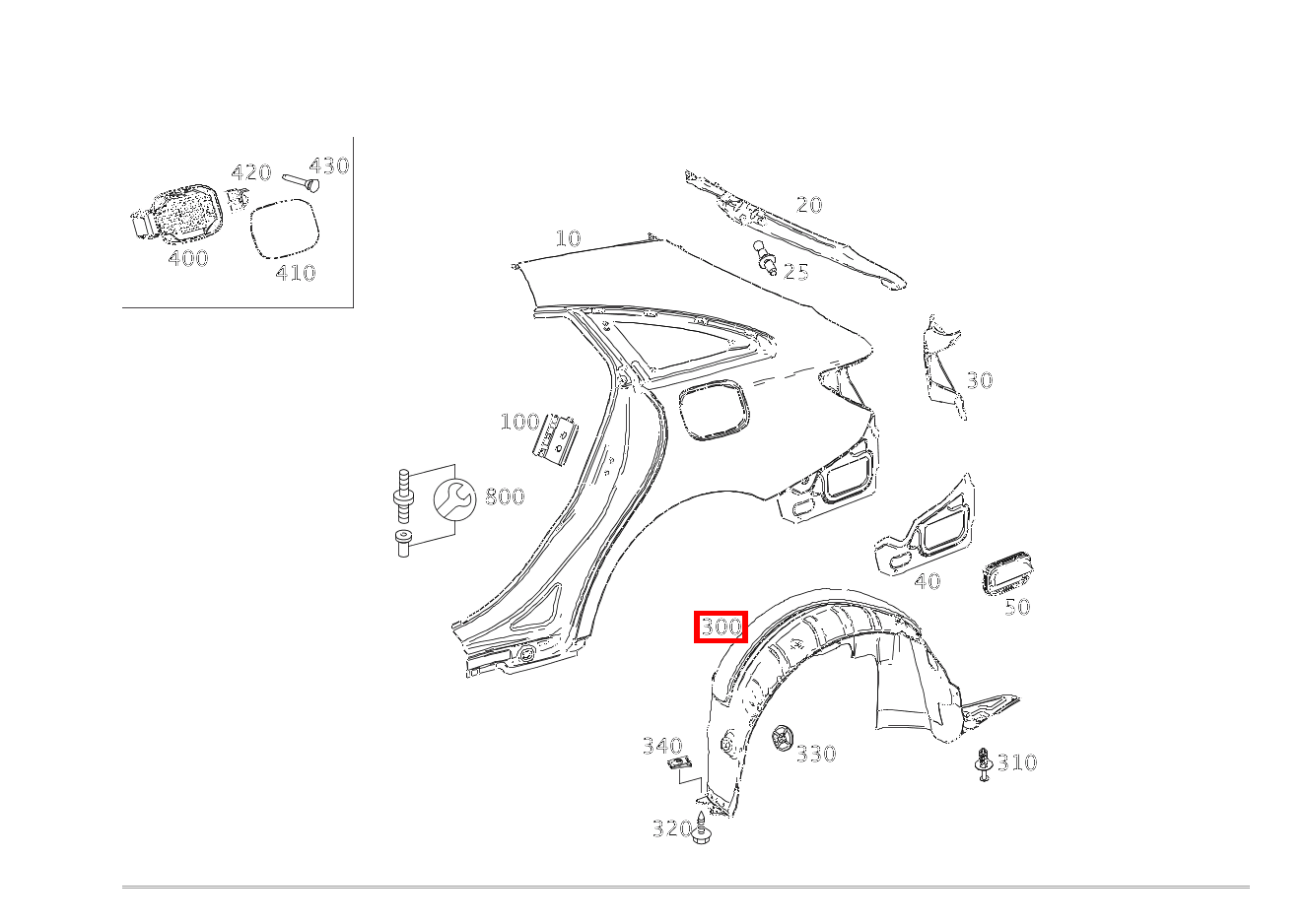 RADLAUFABDECKUNG HINTEN RECHTS CLA 200 Shooting Brake 212 RADLAUFABDECKUNG HINTEN RECHTS CLA 200 Shooting Brake 212