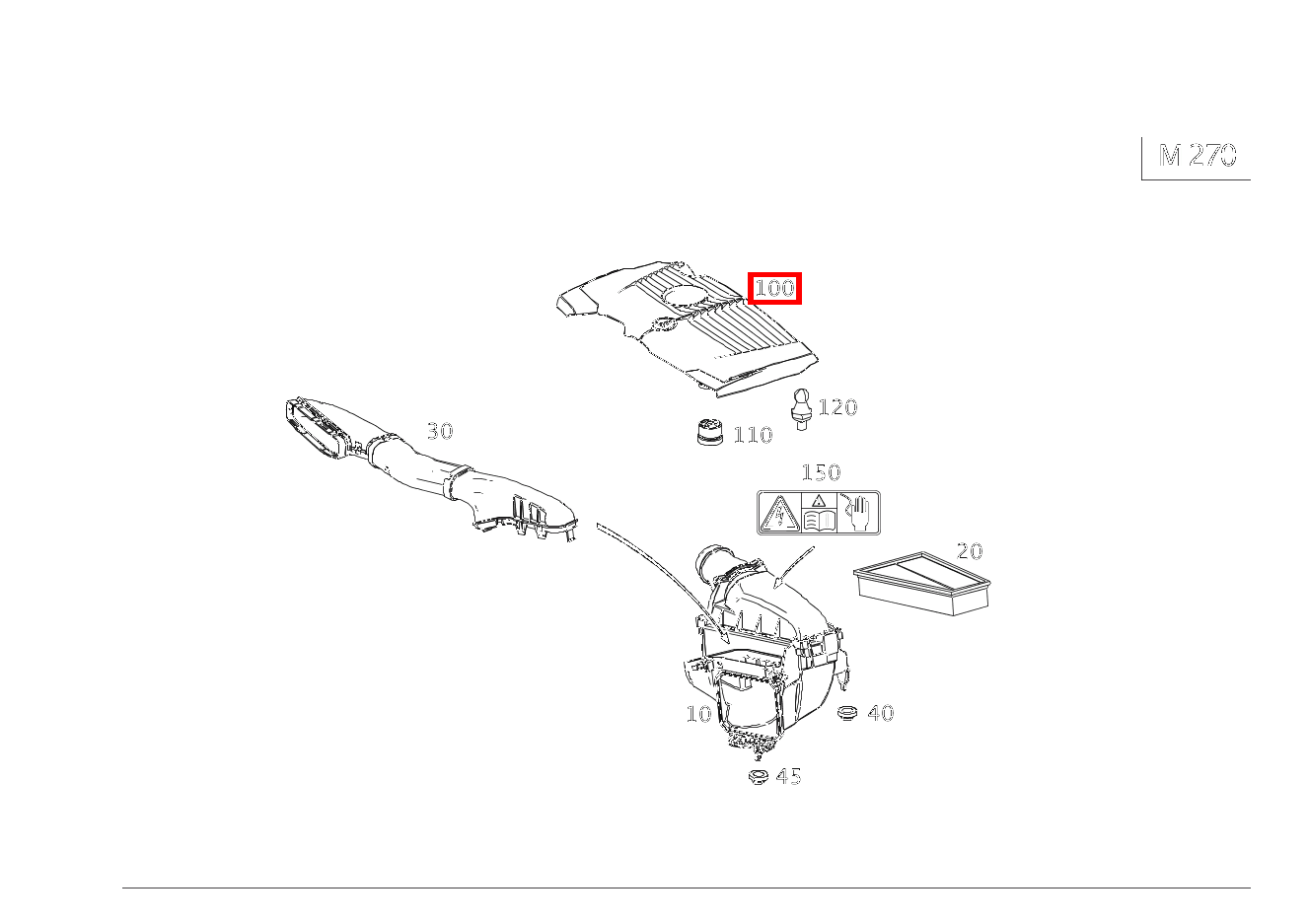 Motorabdeckung B200 NGD 242 Motorabdeckung B200 NGD 242