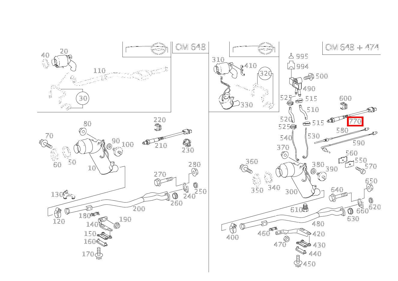 Lambdasonde O2-SONDE VOR KAT E 280 T CDI 211