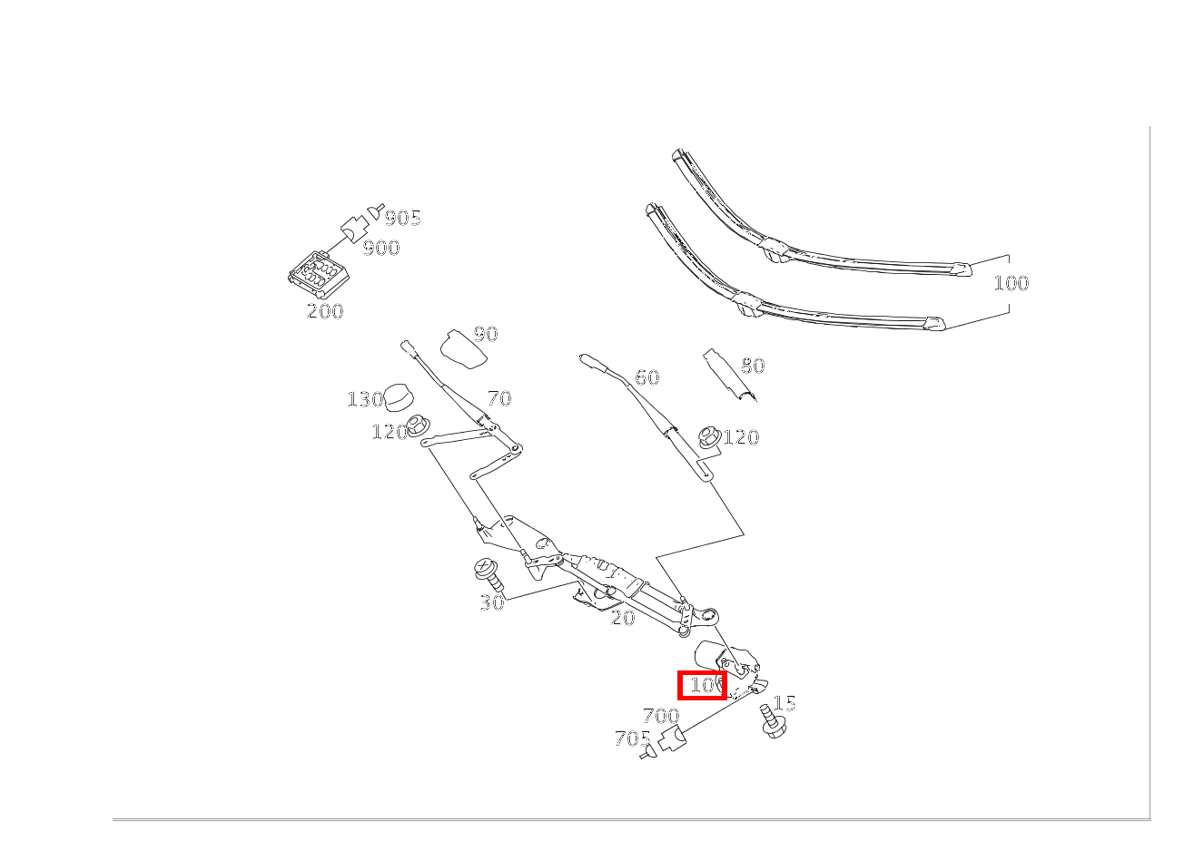 Wischermotor SCHEIBENWISCHER GL 550 4MATIC Off-Roader 164 Wischermotor SCHEIBENWISCHER GL 550 4MATIC Off-Roader 164