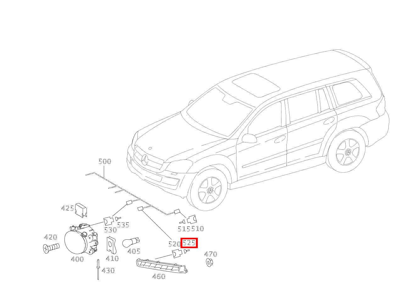 Einzeladerabdichtung 0.22-1.0 MM2 MLK1.2 GL 500 4MATIC Off-Roader 164