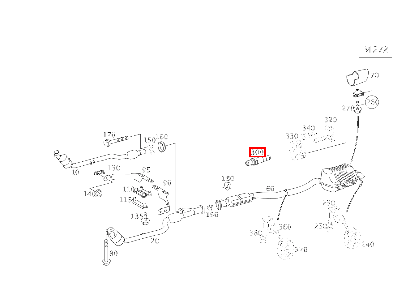 Lambdasonde RECHTS,NACH KATALYSATOR CLC 350 Sportcoupé 203 Lambdasonde RECHTS,NACH KATALYSATOR CLC 350 Sportcoupé 203