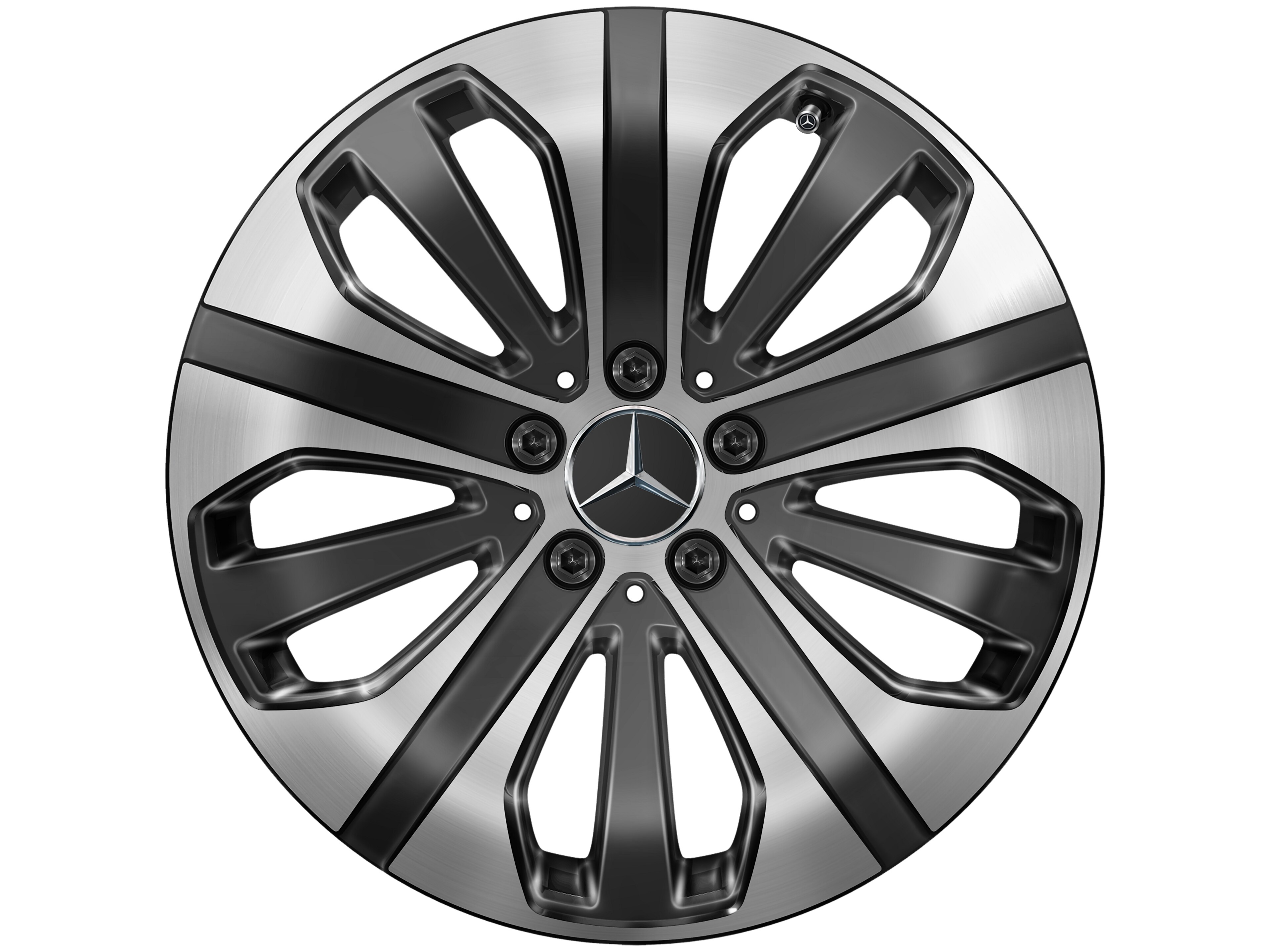 10-Loch-Rad, Aero, 45,7 cm (18 Zoll), glanzge