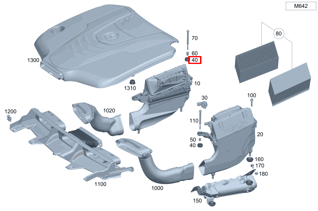 Gummipuffer Befestigung Luftfiltergehäuse rechts vorn und hinten GLC 350 d 4MATIC Off-Roader 253 Gummipuffer Befestigung Luftfiltergehäuse rechts vorn und hinten GLC 350 d 4MATIC Off-Roader 253
