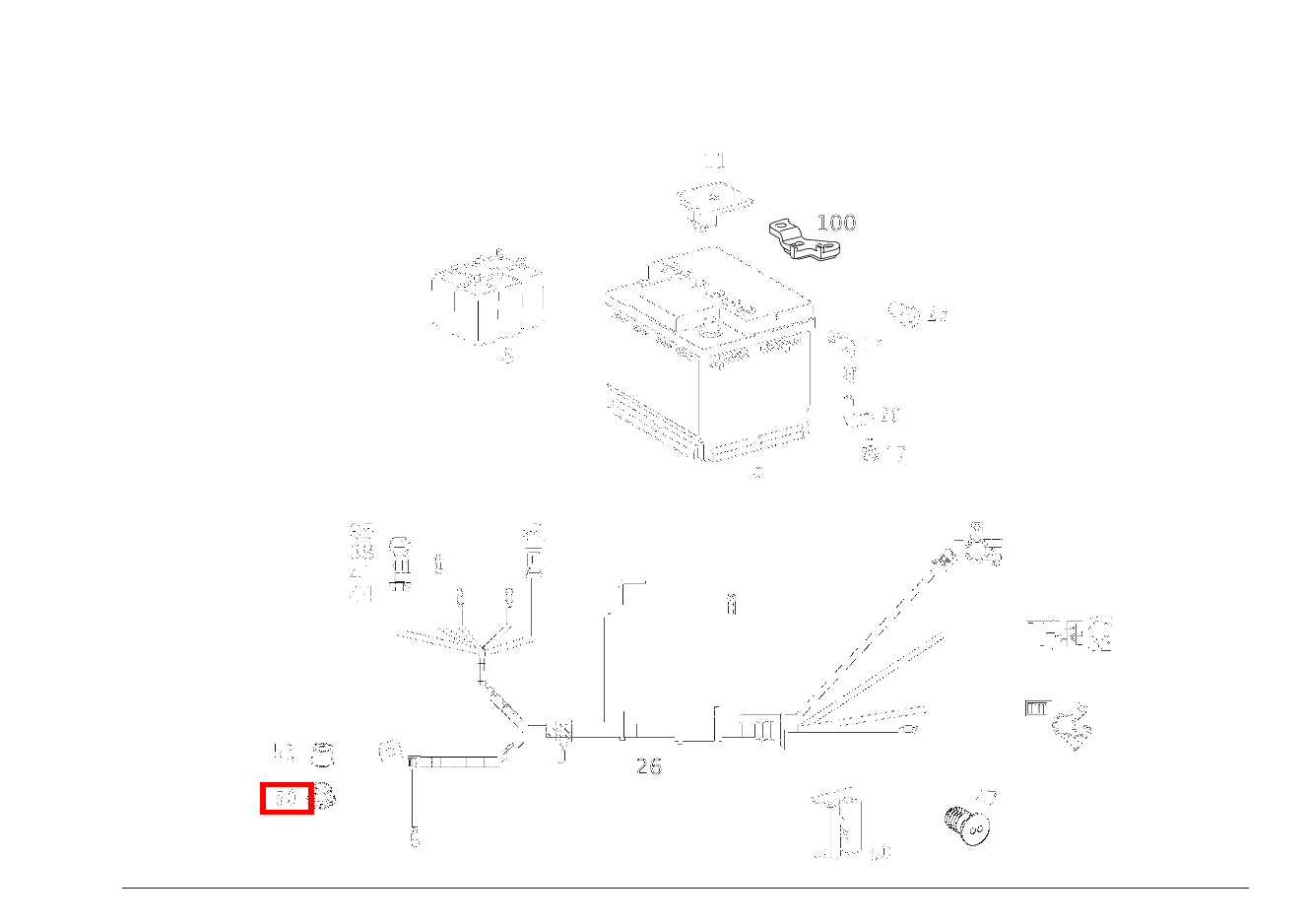 Sechskantmutter AN STARTER UND GENERATOR KLEMME 30; M8 A 210 L EVOLUTION 168 Sechskantmutter AN STARTER UND GENERATOR KLEMME 30; M8 A 210 L EVOLUTION 168