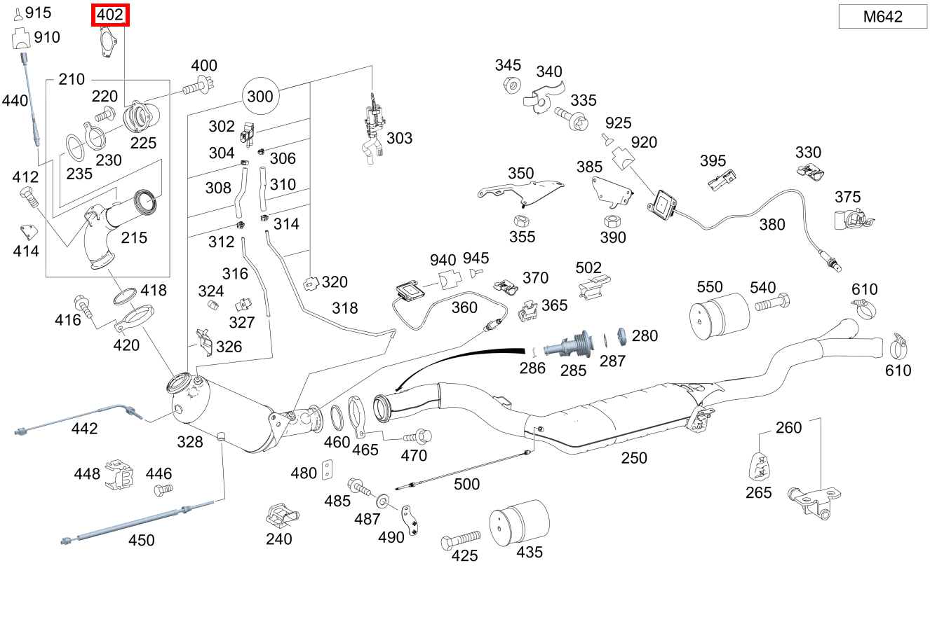 Flanschdichtung AN TURBOLADER GL 350 BlueTEC 4MATIC Off-Roader 164 Flanschdichtung AN TURBOLADER GL 350 BlueTEC 4MATIC Off-Roader 164