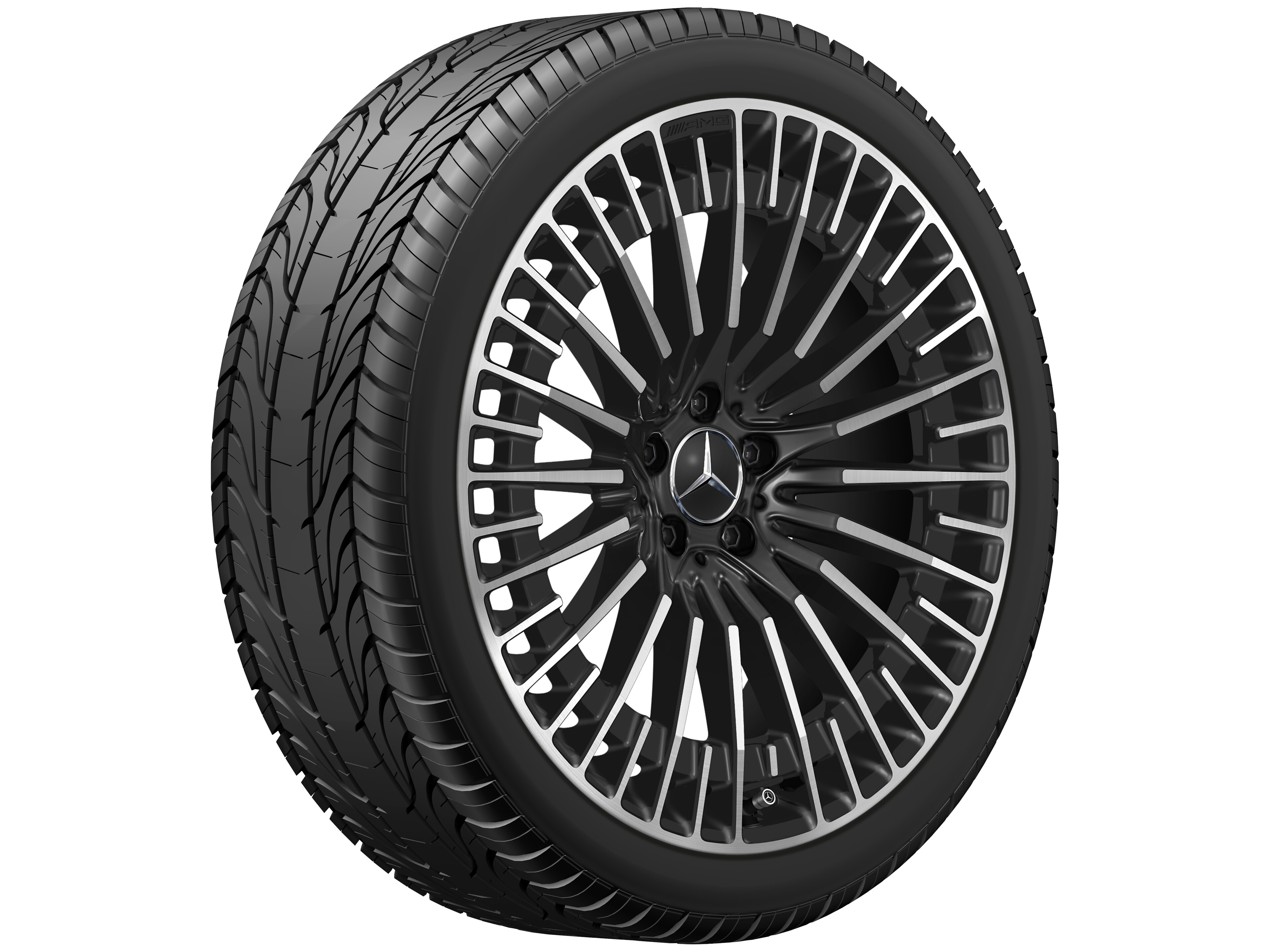 AMG Vielspeichen-Rad, 21 Zoll, 9 J x 21 ET 31, schwarz