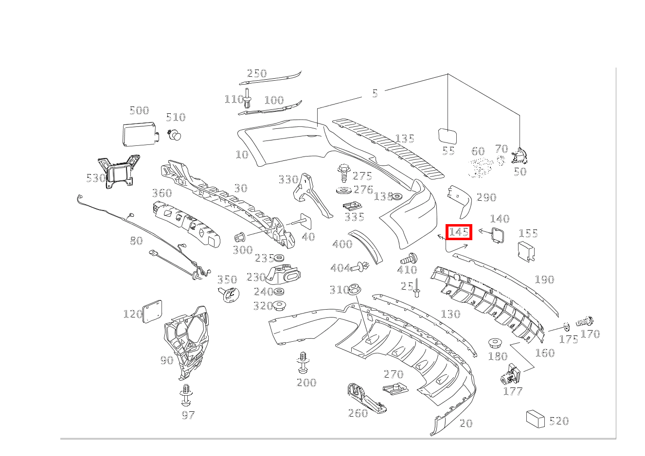 FANGBAND DECKEL ABSCHLEPPOESE ML 350 4M BCA 164