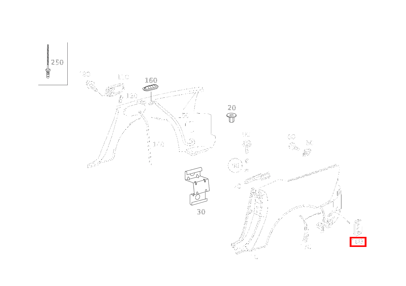 Klappe ENTLUEFTUNG AN HINTERKOTFLUEGEL IM BEREICH STOSSFAENGER RECHTS SLK 320 AMG KOMP 170 Klappe ENTLUEFTUNG AN HINTERKOTFLUEGEL IM BEREICH STOSSFAENGER RECHTS SLK 320 AMG KOMP 170