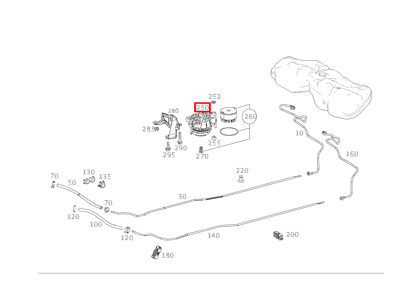 Kraftstofffilter S 400 d 4MATIC Limousine lang BCA 222 Kraftstofffilter S 400 d 4MATIC Limousine lang BCA 222