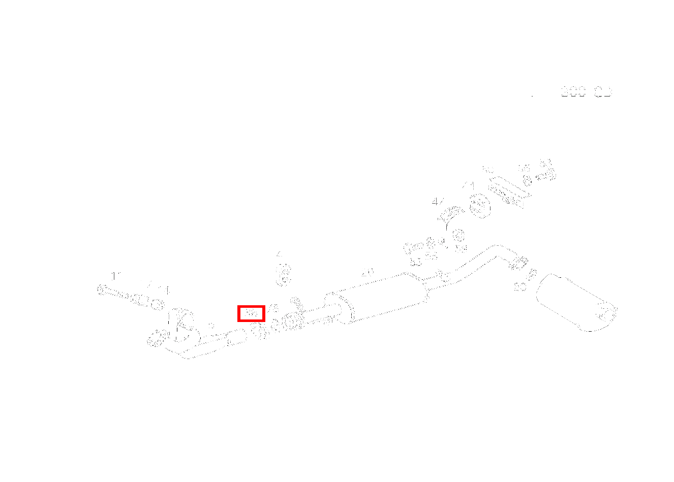 Flansch AUSPUFFROHR AN VORSCHALLDAEMPFER 300 GD ST. LG 463