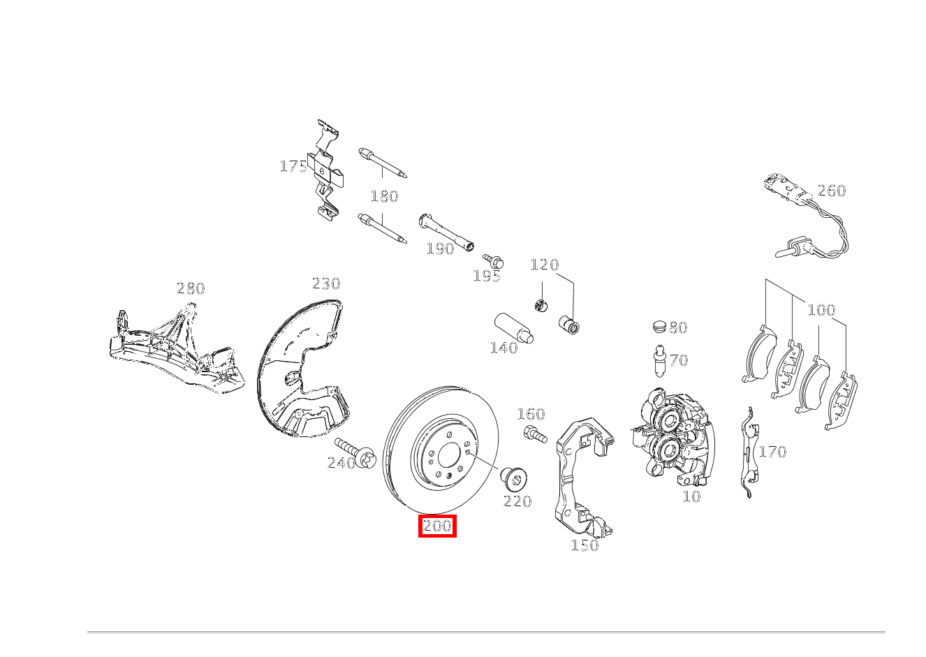 Bremsscheibe belüftet VORNE RECHTS ML 63 AMG S 4M 166 Bremsscheibe belüftet VORNE RECHTS ML 63 AMG S 4M 166