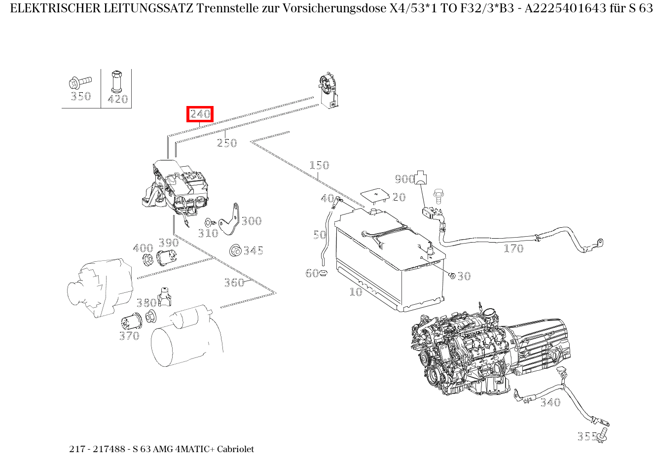 Elektrischer Leitungssatz Für GLC-Klasse 253 Kaufen