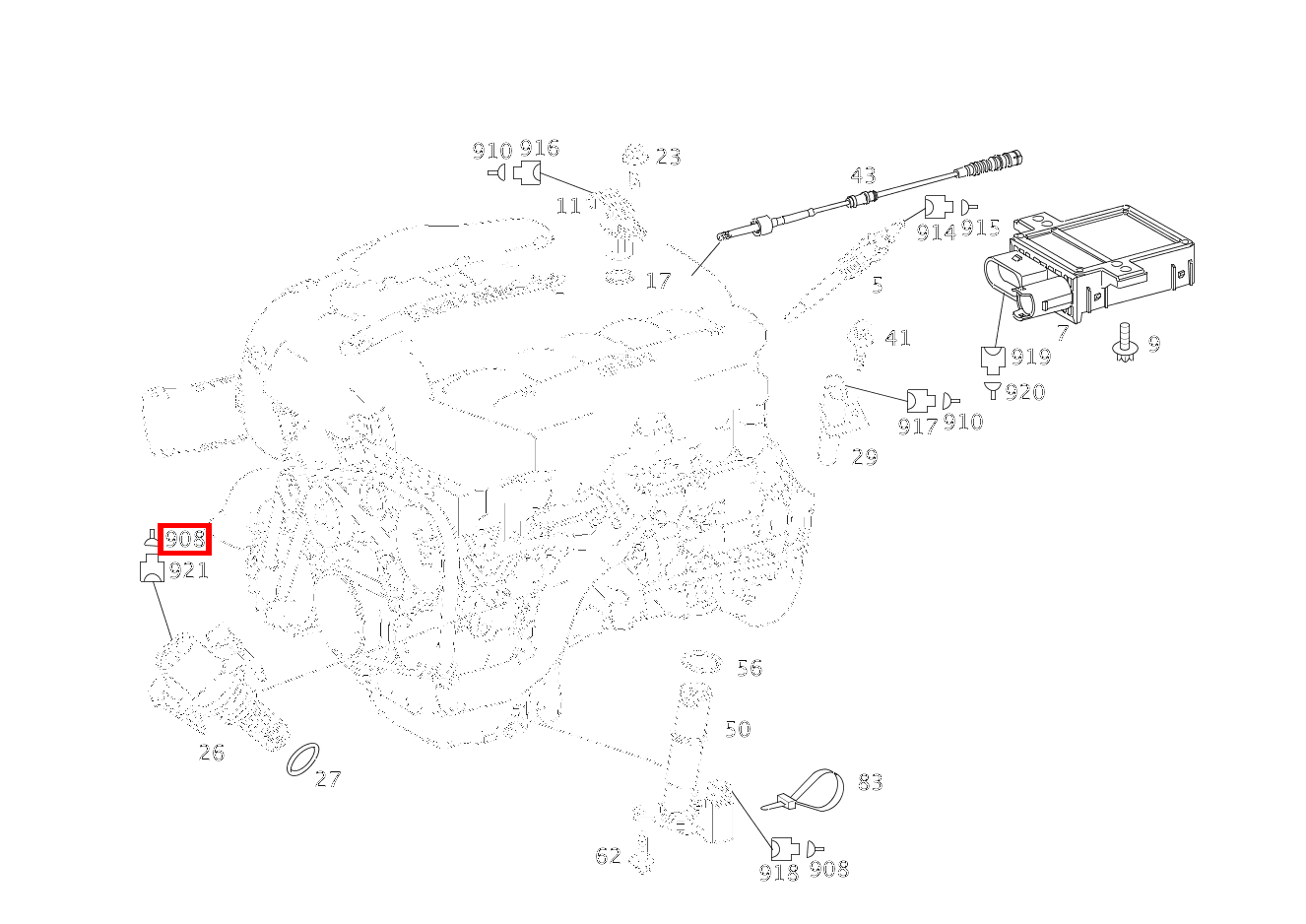 Blindstopfen 4.1MM MQS/MCP1.2 E 320 T CDI 211 Blindstopfen 4.1MM MQS/MCP1.2 E 320 T CDI 211