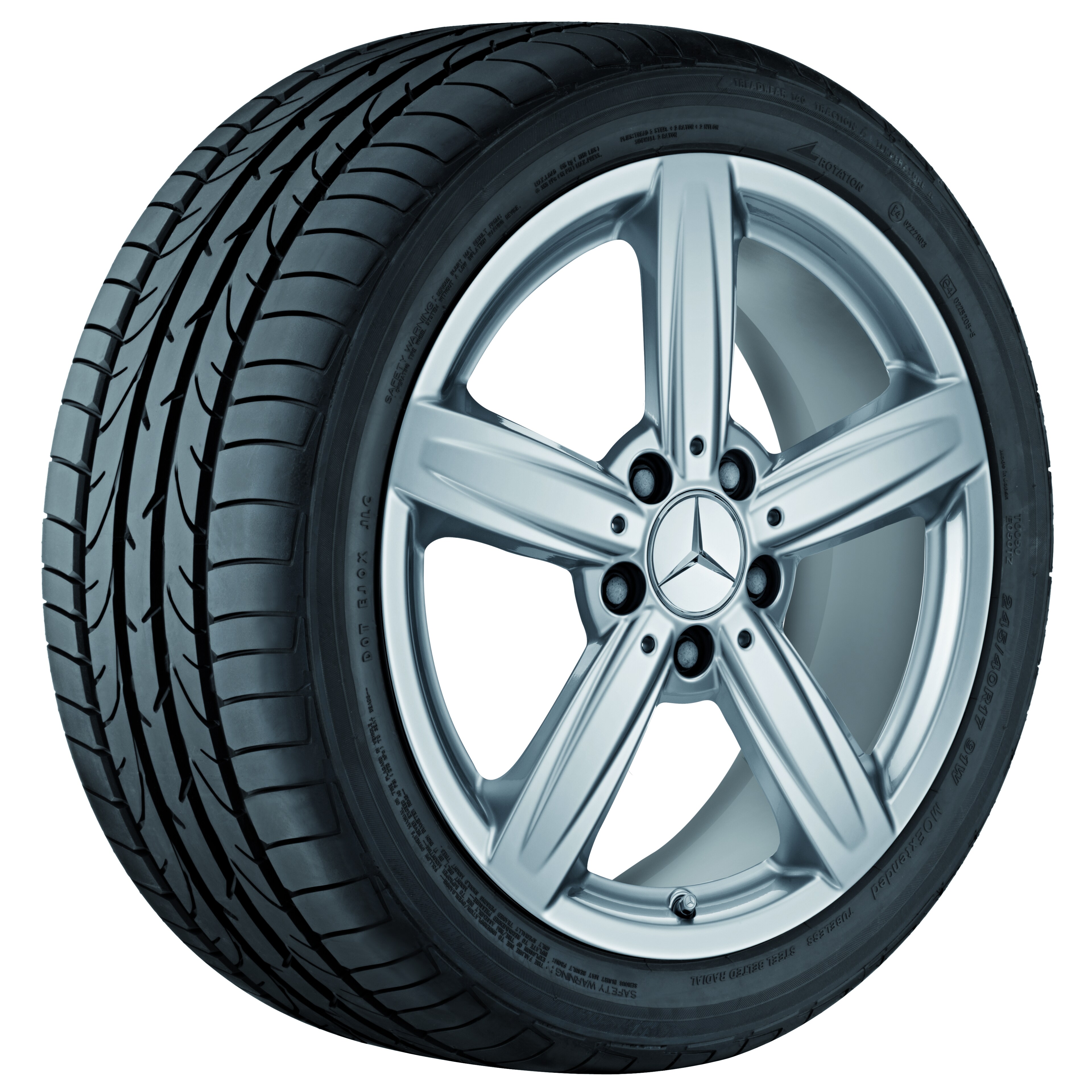 Mercedes-Benz - MB 5-Speichen-Rad, Asaramas, 43,2 cm (17 Zoll MB 5-Speichen-Rad, Asaramas, 43,2 cm (17 Zoll