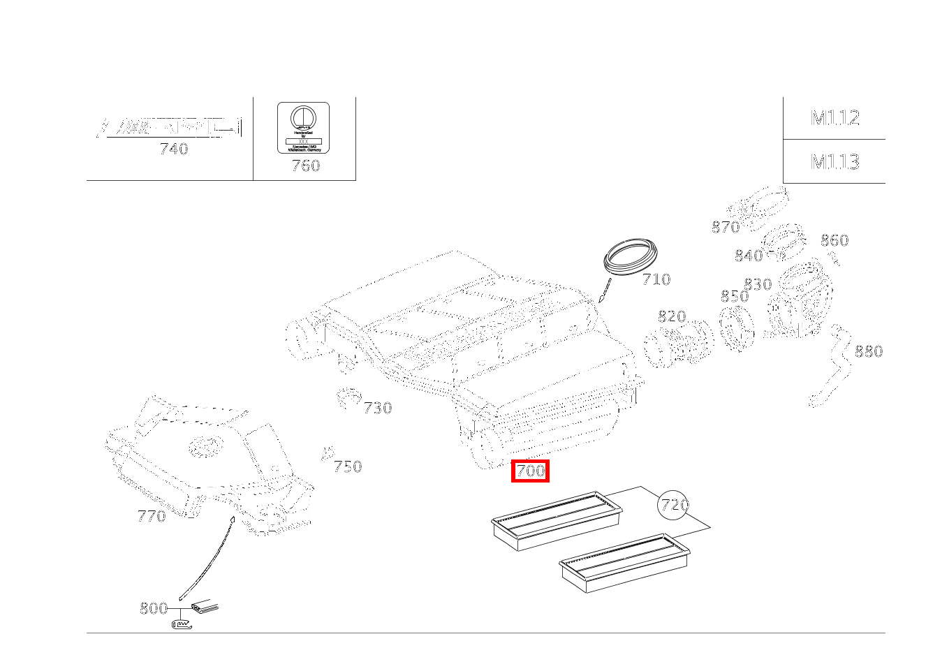 Luftfilter G 500 CABRIOLET 463 Luftfilter G 500 CABRIOLET 463