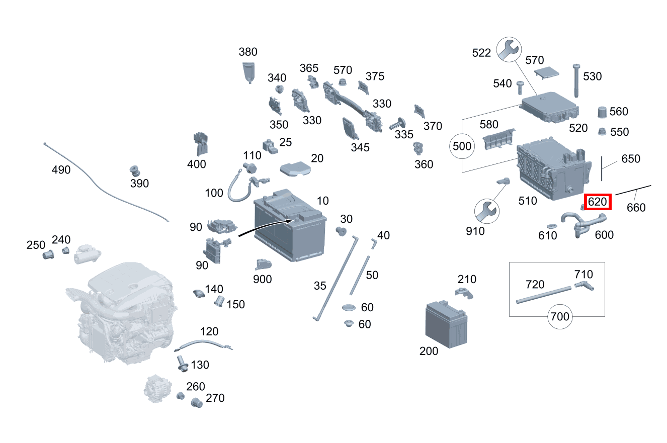 KUNSTSTOFFMUTTER CLK 320 COUPE 209