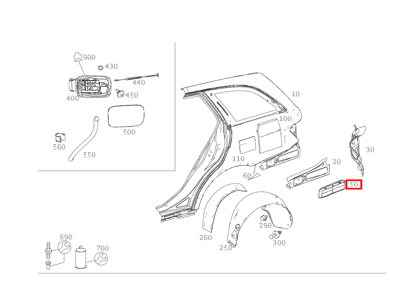 ENTLUEFTUNG Entlüftungsklappe hinten rechts C 180 KOMPRESSOR T-Modell BlueEFFICIENCY 240 ENTLUEFTUNG Entlüftungsklappe hinten rechts C 180 KOMPRESSOR T-Modell BlueEFFICIENCY 240