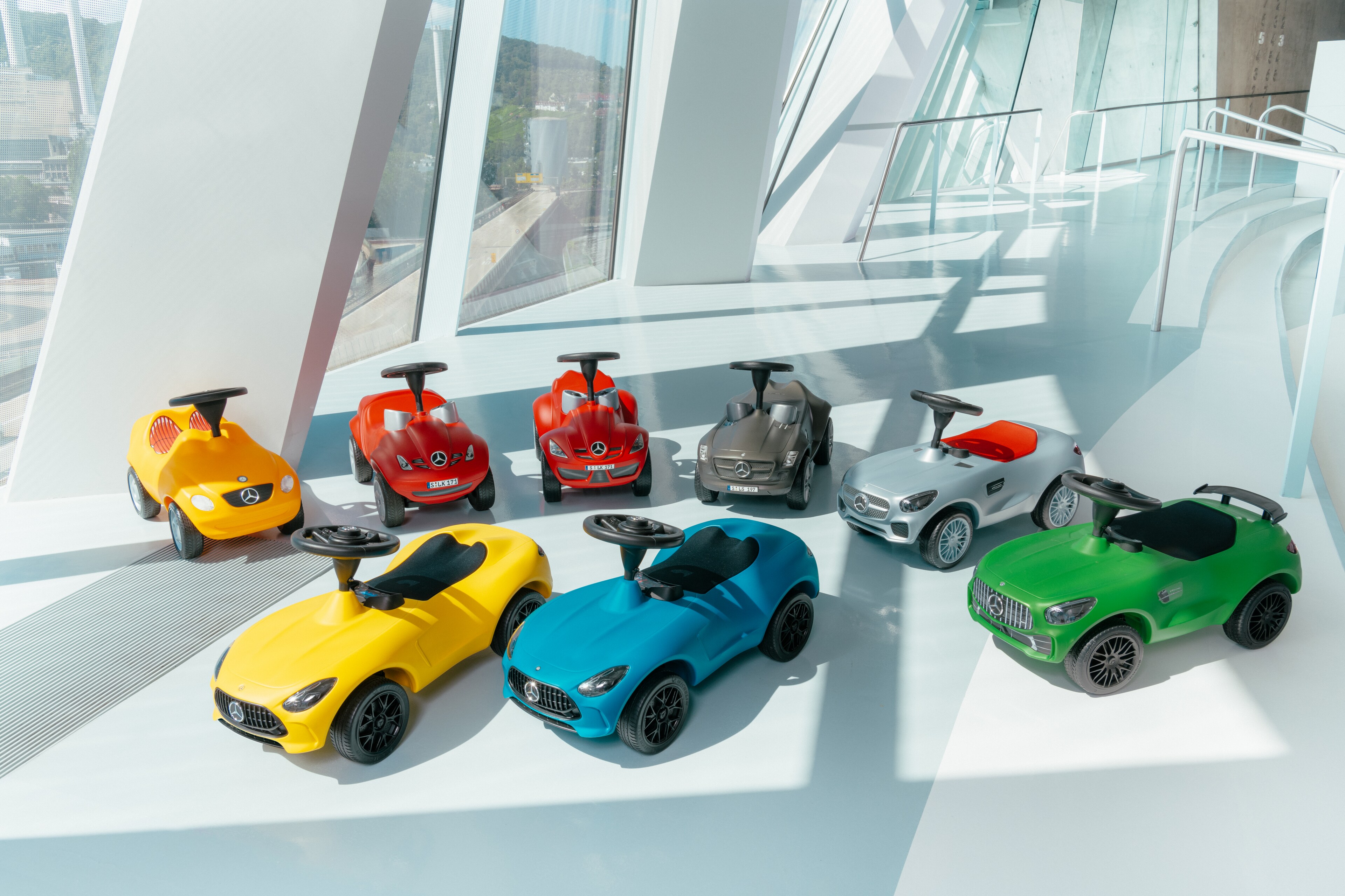 Kinderrutscher Bobby-AMG GT, sonnengelb, BIG