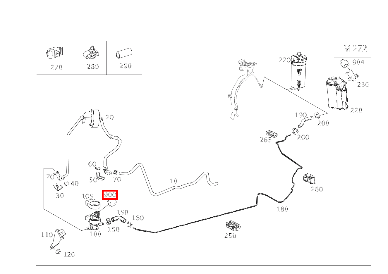 Stecker REGENERIERVENTIL Y58; 2-PIN SLK2.8 C 204, Maybach 240, CLK  
