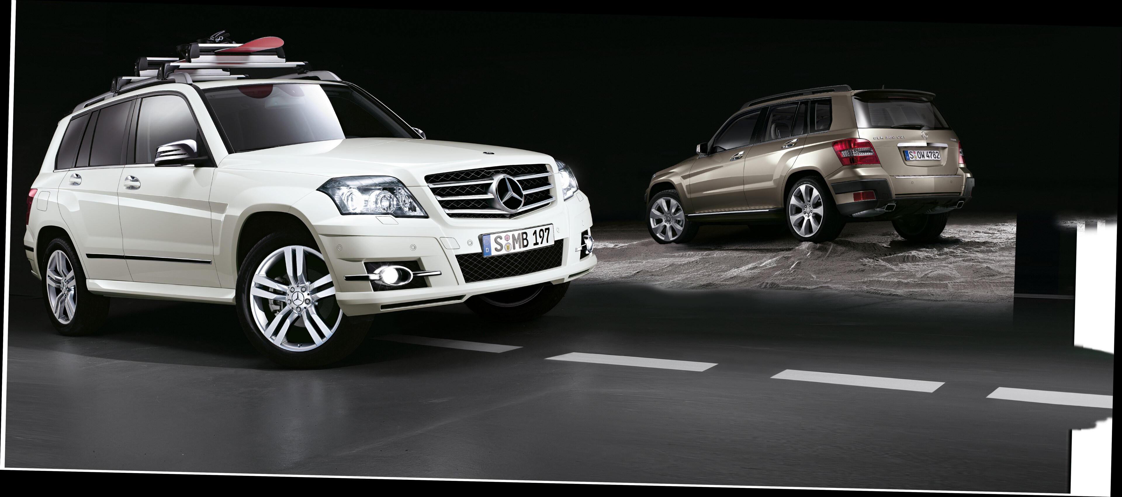 Blinklampen-Satz im Chrom-Look